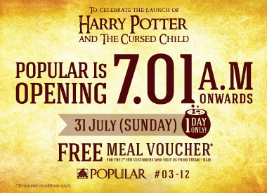 Free Meal Voucher for 1st 100 customers!